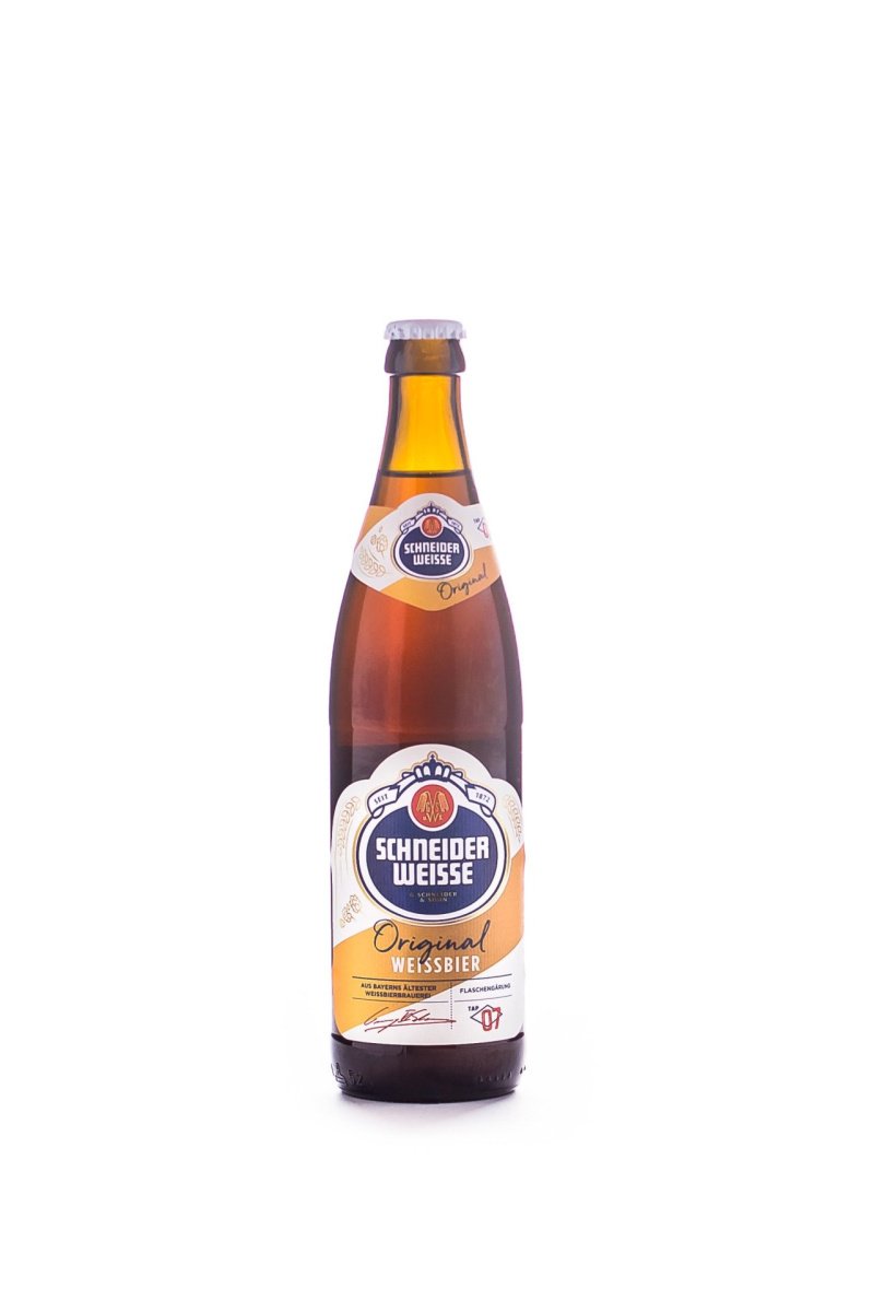 Пиво Шнайдер Вайсс ТАП 07, темное, нефильтрованное, 0.5л